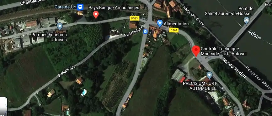 Prix contrôle technique à Urt