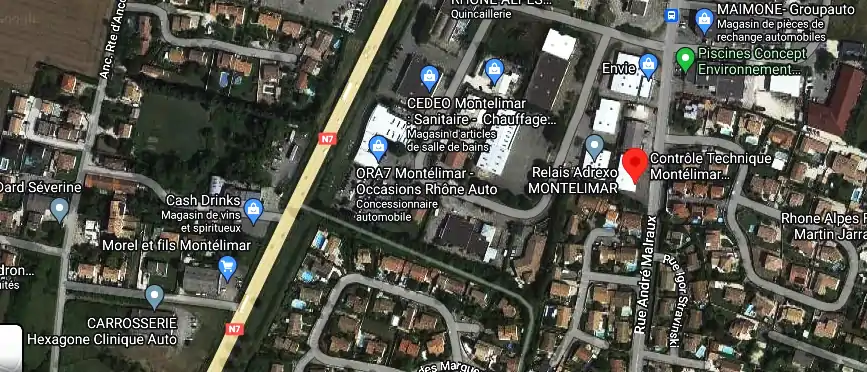 Prix contrôle technique à Montélimar