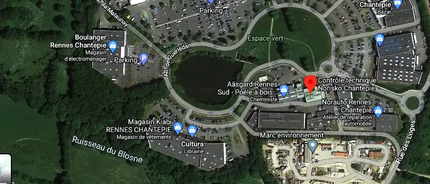 Prix contrôle technique à Chantepie