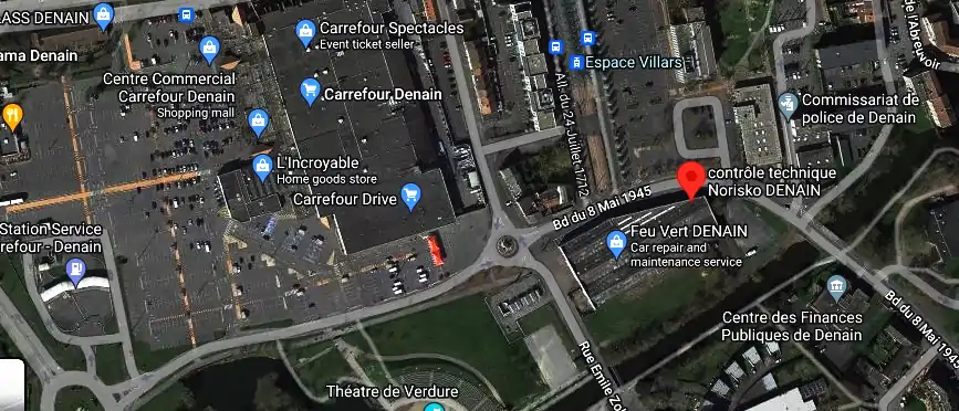 Prix contrôle technique à Denain