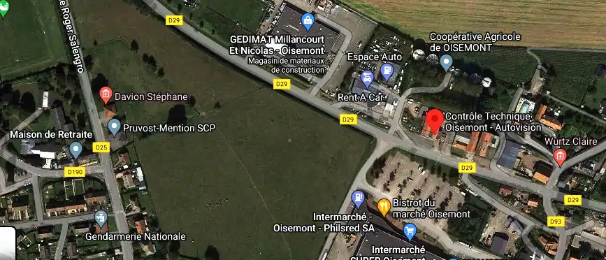 Prix contrôle technique à Oisemont