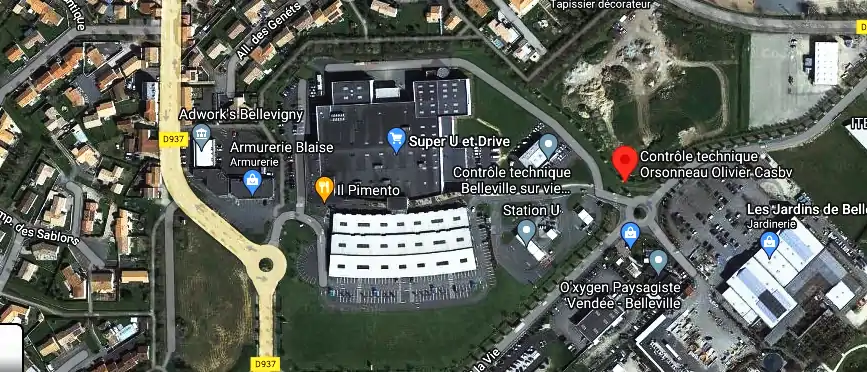 Prix contrôle technique à Belleville Sur Vie