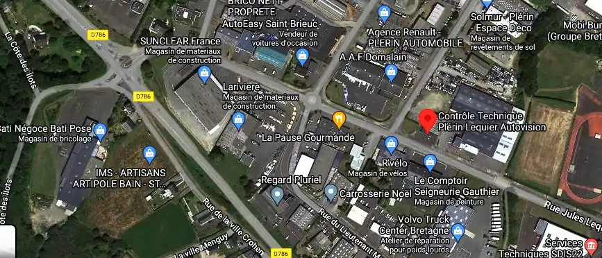 Prix contrôle technique à Plérin