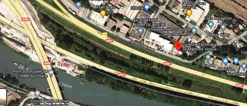 Prix contrôle technique à Saint-Martin-le-Vinoux