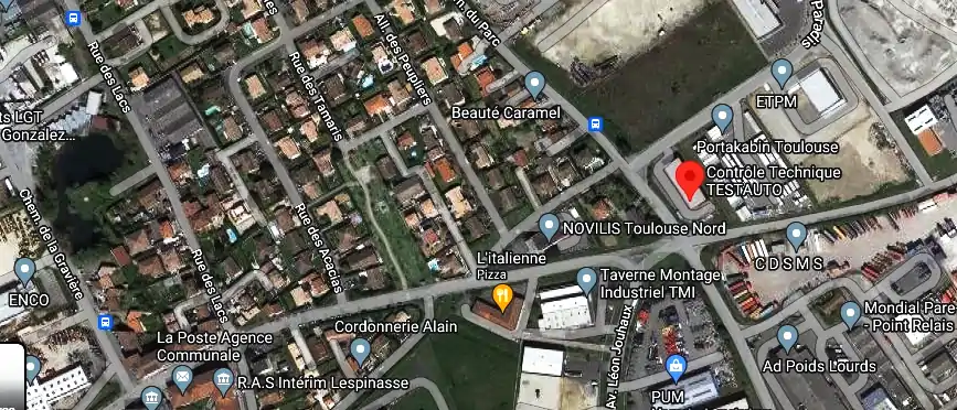 Prix contrôle technique à Bruguières