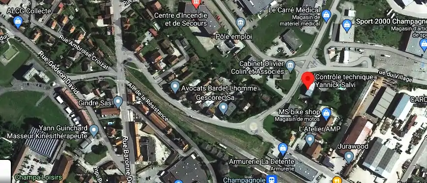 Prix contrôle technique à Champagnole
