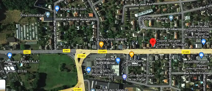 Prix contrôle technique à Brive-la-Gaillarde