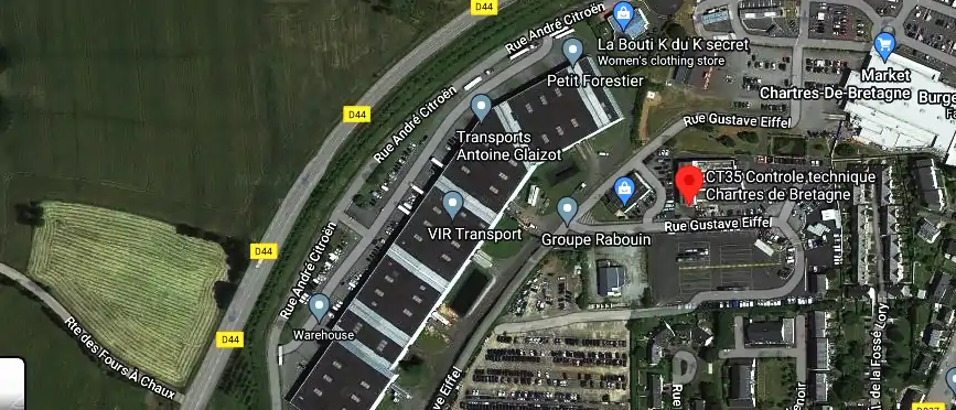 Prix contrôle technique à Chartres-de-Bretagne