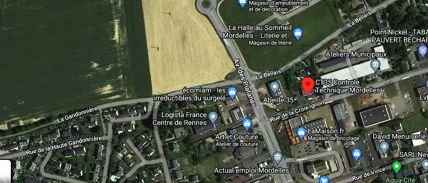 Prix contrôle technique à Mordelles