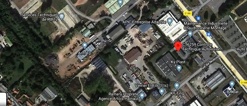 Prix contrôle technique à Ruitz