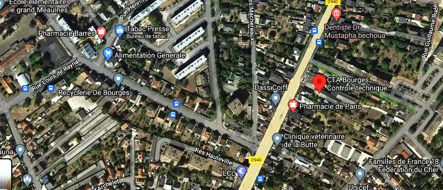 Prix contrôle technique à Bourges