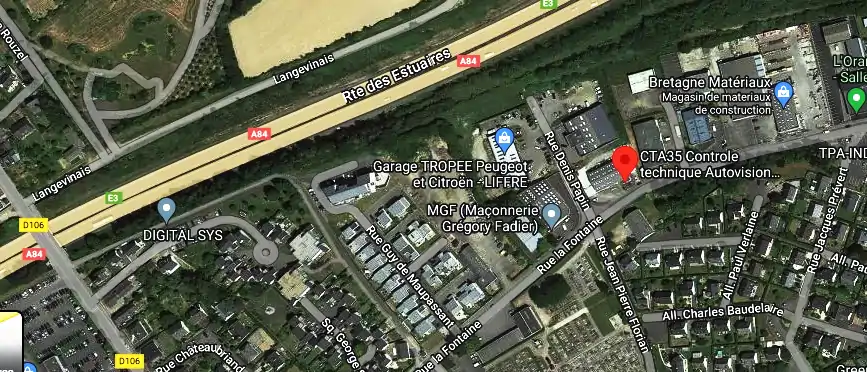 Prix contrôle technique à Liffré