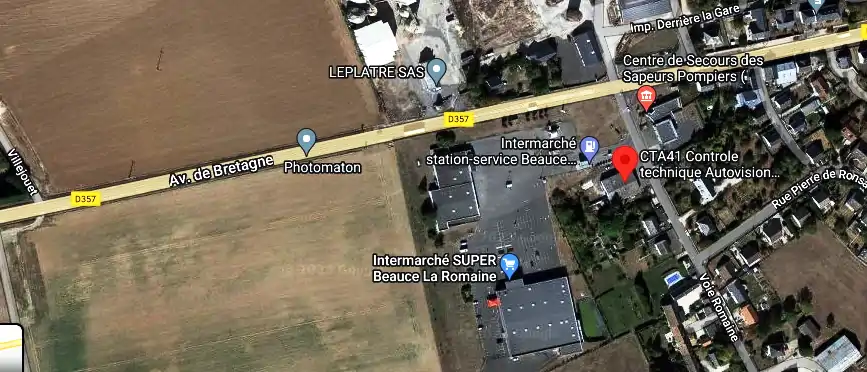 Prix contrôle technique à Beauce-la-Romaine