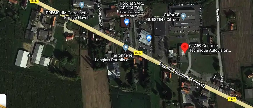 Prix contrôle technique à Estaires