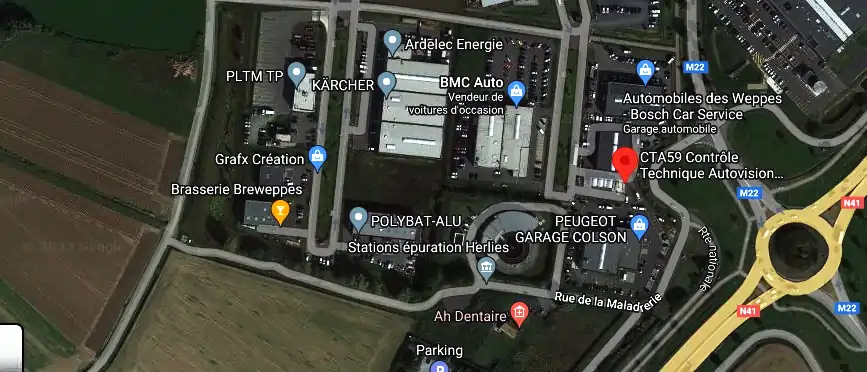 Prix contrôle technique à Herlies