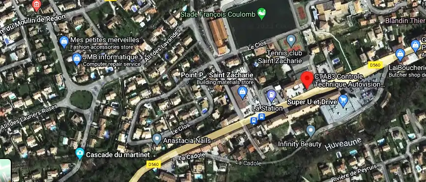 Prix contrôle technique à Saint-Zacharie