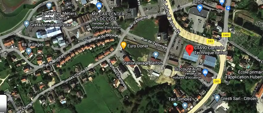 Prix contrôle technique à Belfort