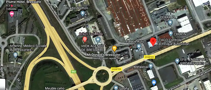 Prix contrôle technique à Bressuire