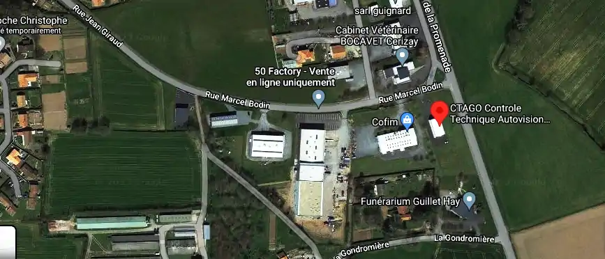 Prix contrôle technique à Cerizay