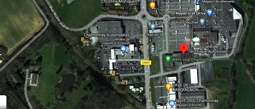 Prix contrôle technique à Chantonnay