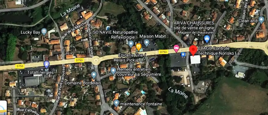 Prix contrôle technique à La Séguinière