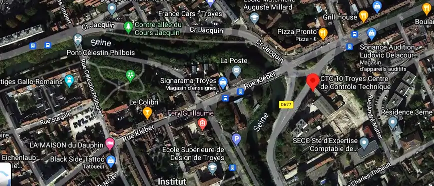 Prix contrôle technique à Troyes