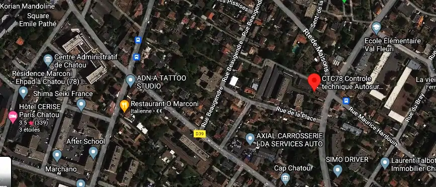 Prix contrôle technique à Chatou