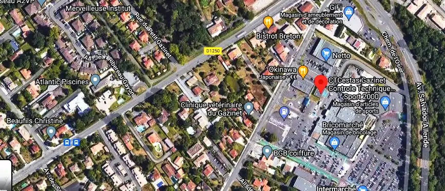 Prix contrôle technique à Cestas