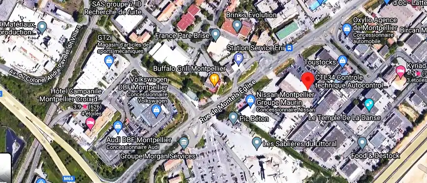 Prix contrôle technique à Lattes