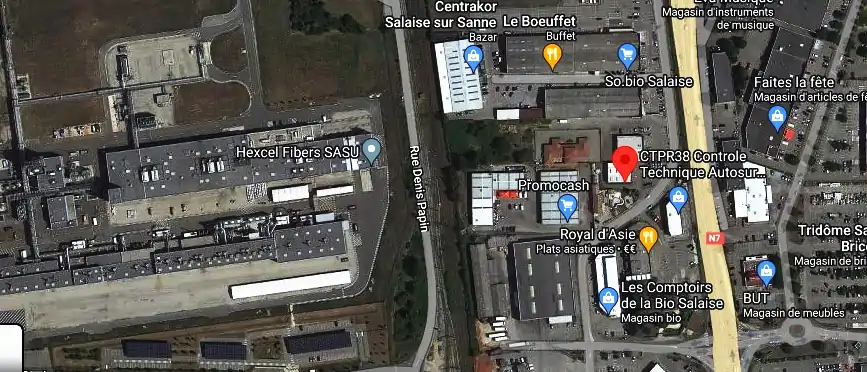 Prix contrôle technique à Salaise-sur-Sanne