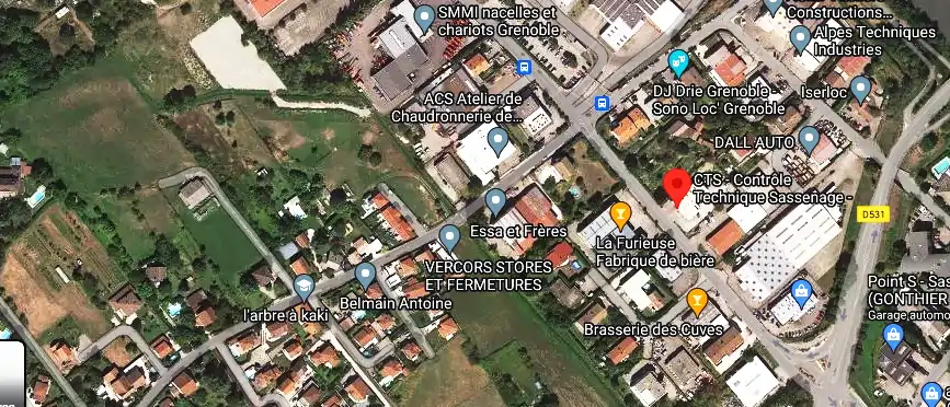 Prix contrôle technique à Sassenage