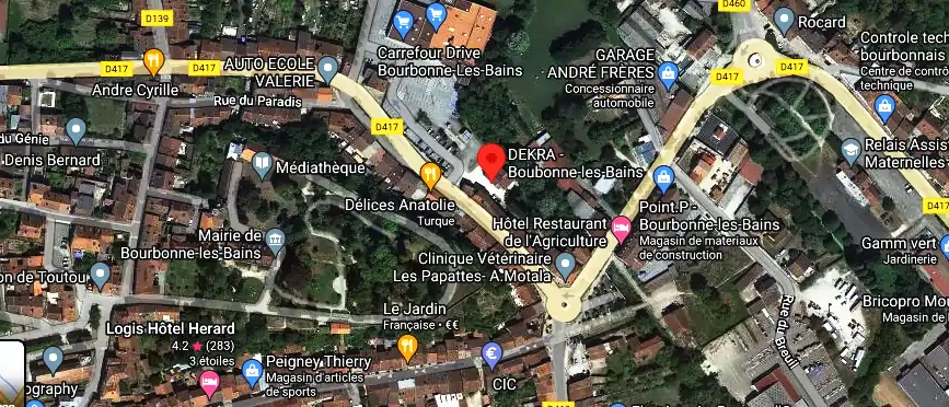 Prix contrôle technique à Bourbonne-les-Bains