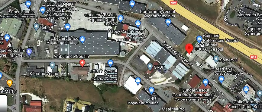 Prix contrôle technique à Vesoul