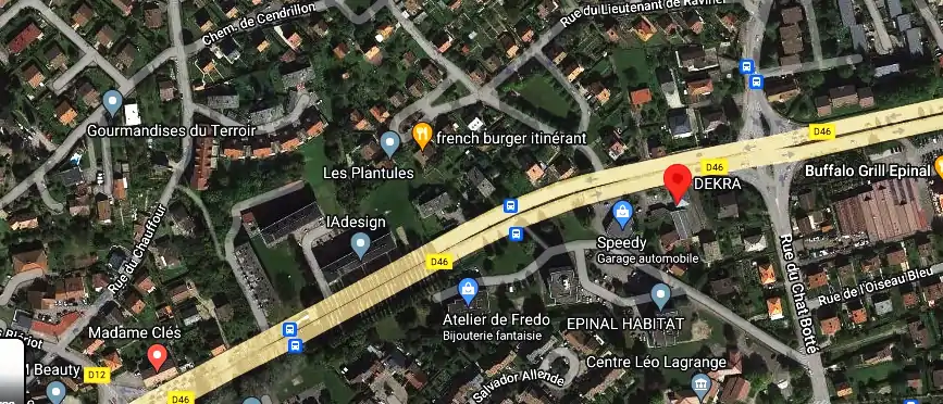 Prix contrôle technique à Épinal