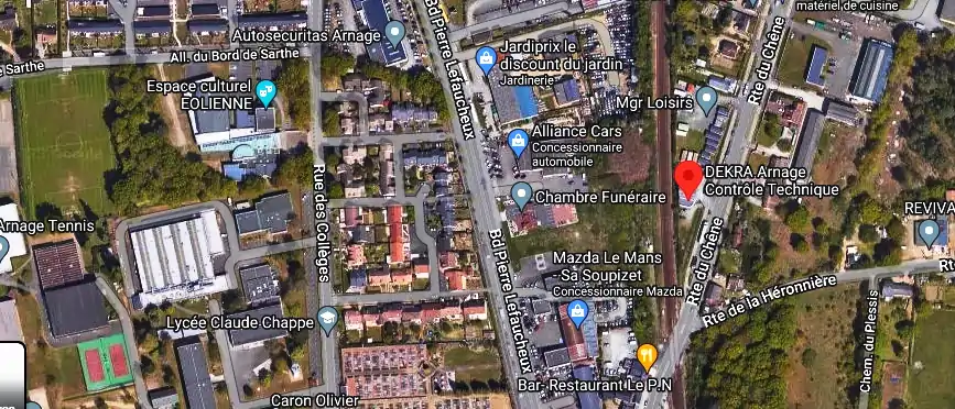 Prix contrôle technique à Arnage