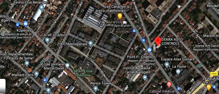 Prix contrôle technique à Châtillon