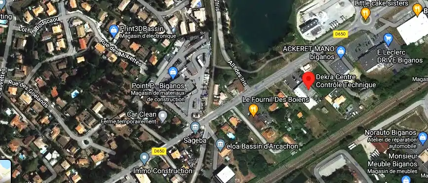 Prix contrôle technique à Biganos