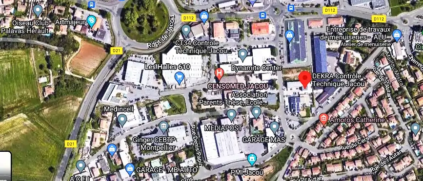 Prix contrôle technique à Jacou