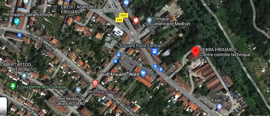 Prix contrôle technique à Frouard