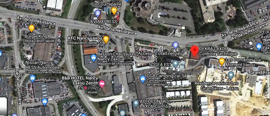 Prix contrôle technique à Laxou