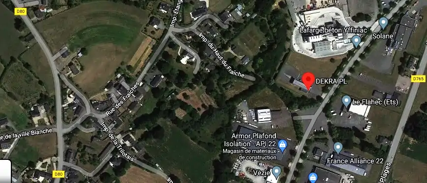 Prix contrôle technique à Yffiniac