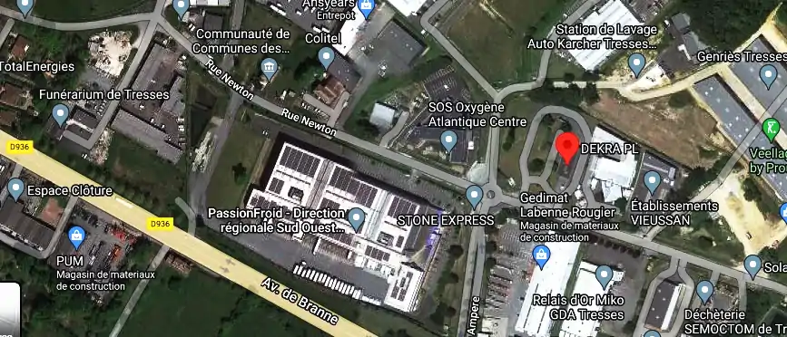 Prix contrôle technique à Tresses