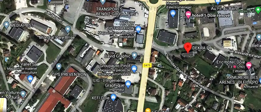 Prix contrôle technique à Dole