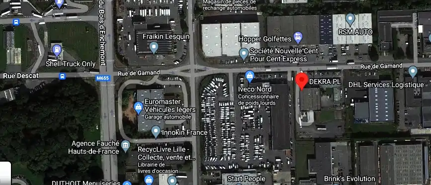 Prix contrôle technique à Lesquin