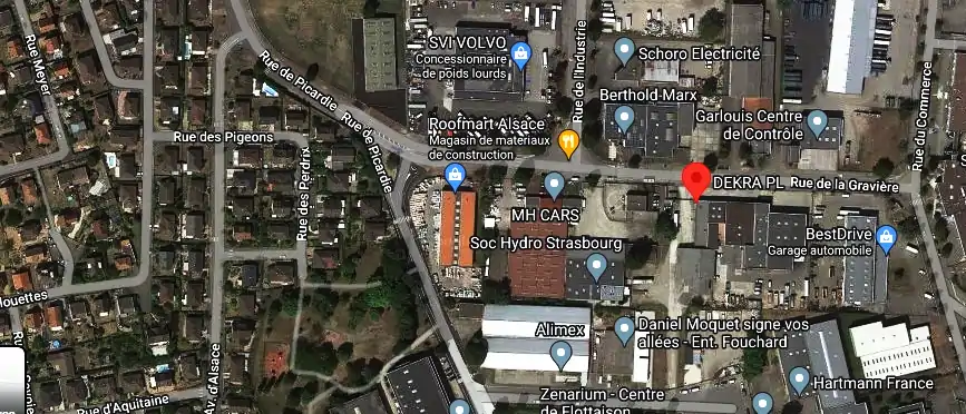 Prix contrôle technique à Reichstett