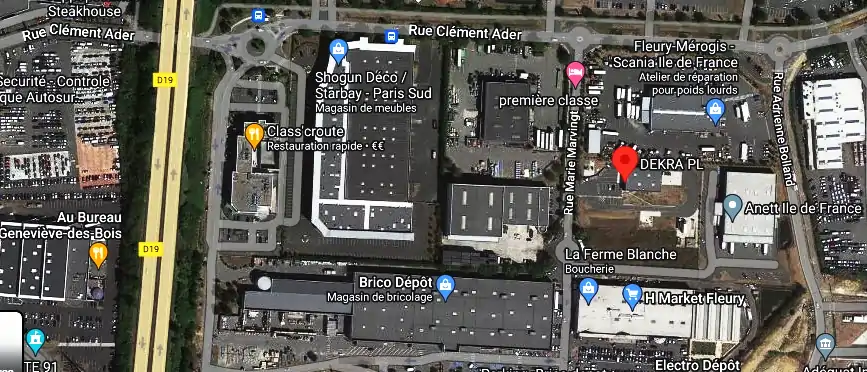 Prix contrôle technique à Fleury-Mérogis