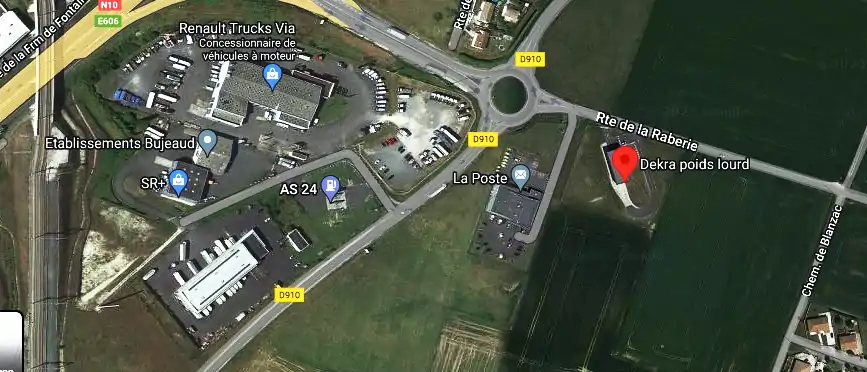 Dekra poids lourd à 16440 Roullet-Saint-Estèphe