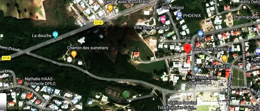 Prix contrôle technique à , Guadeloupe