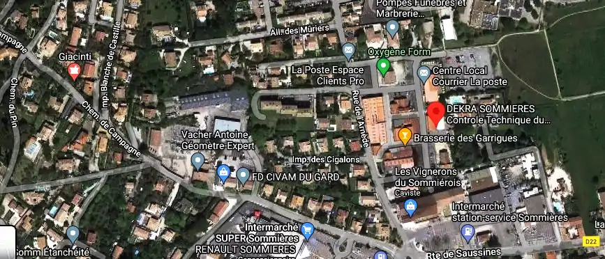 Prix contrôle technique à Sommières