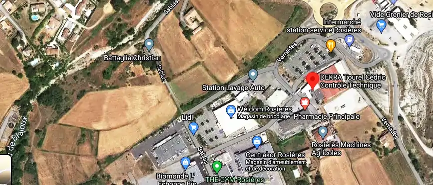 Prix contrôle technique à Rosières